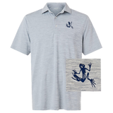 Bone Frog Men's Bohemian Striped Heather Performance Polo