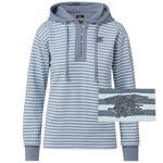Ladies Trident Alina Henley Hooded Sweatshirt