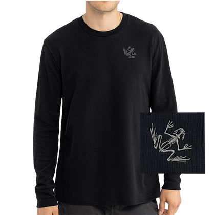 Bone Frog Black Long Sleeve Thermal
