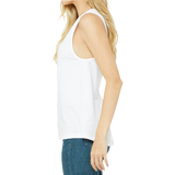 Women's Trident White Jersey Muscle Tank