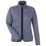 Women's Trident Flag Heathered Stripe Full-Zip Jacket