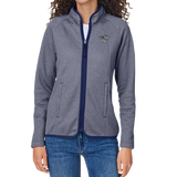Women's Trident Flag Heathered Stripe Full-Zip Jacket
