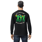 Is it Cool in Here or is it Just Us? Long Sleeve Black T-shirt