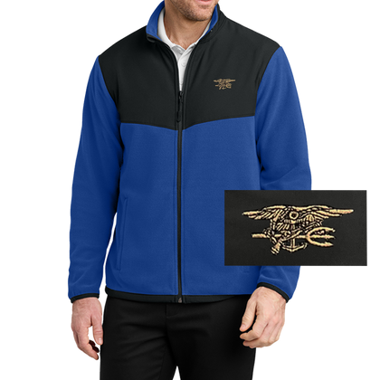 Port Authority Trident Royal/Black Therma-Tek Fleece Jacket