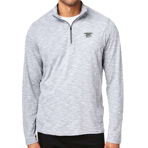 Trident Jacquard Quarter-Zip Pullover
