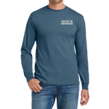 American Flag One Team One Fight Trident Long Sleeve T-Shirt