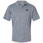 Trident Dakota Striated Steel Grey Heather Polo