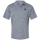 Trident Dakota Striated Steel Grey Heather Polo