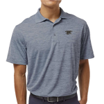 Trident Dakota Striated Steel Grey Heather Polo