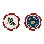 Casino Poker Chip US NAVY SEALS Trident