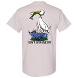 DON'T EVER GIVE UP! Frog and Stork T-shirt