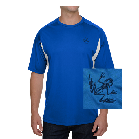 Men's Bone Frog Cooling Performance Color Blocked Tshirt