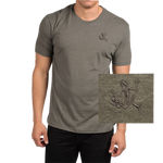 Men's Next Level Bone Frog Unisex Triblend Tshirt